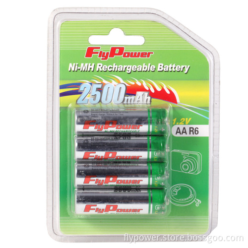 Ni-MH 1.2V AA2500mAh Rechargeable Battery (FH-AA2500C)
